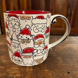 Eli & Ana Chad Santa Repeat Mug, Dark Face, NEW